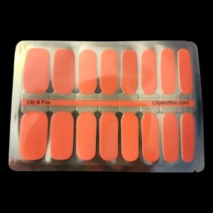 Lily & Fox Coral/Pink Nail Wraps